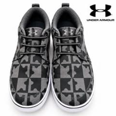 UNDER ARMOUR スニーカー グレー×ブラック 総柄　26センチのサムネイル