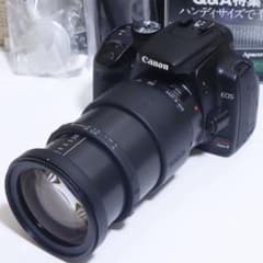 ☆スマホに送れる一眼レフ☆定番機!☆望遠☆キャノン EOS kiss Xセット