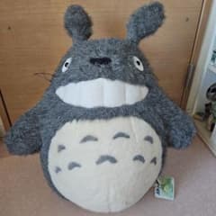폐반 희소 태그 첨부 특대 대토토로 웃음 봉제인형 LL 50cm 입수 곤란