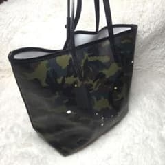 未使用品】GENTILBANDITトートバッグ MM / カーキカモブラック - メルカリ