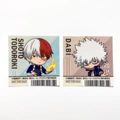 ヒロアカ アニメイト フェア 特典 轟焦凍 荼毘 2枚 シール ステッカー