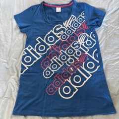 adidas＊半袖Tシャツ＊ブルー