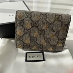 GUCCI グッチ GG スプリーム ビー 蜂 二つ折り財布 508757のサムネイル