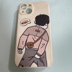 iPhone用ケース イラストデザイン ベージュのサムネイル