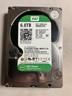 Western Digital WD Green 6TB 内蔵HDDのサムネイル
