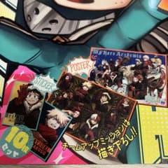 最強ジャンプ2022.7　ヒロアカ　付録ポスターステッカーのサムネイル