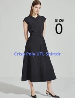 セオリー Crisp Poly UTL Shirtdr ワンピース 黒 サイズ0 - メルカリ