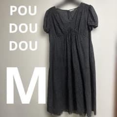 Thumbnail of POU DOU DOU ドット柄 半袖ワンピース Mサイズ インナーワンピ付