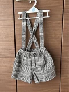 可愛い☆グローバルワーク☆チェックサロペットLサイズのサムネイル