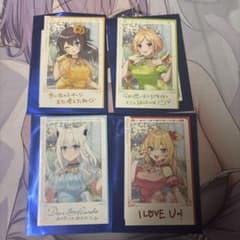 ホロライブ 複製サイン入りブロマイド 1期生4枚セットのサムネイル
