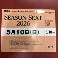 みずほPayPayドーム 5月10日（日）ピンクフルデー駐車券 - メルカリ