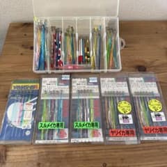 イカ釣り仕掛け YAMASHITA YO-ZURI まとめ売り　イカリーダー付きのサムネイル