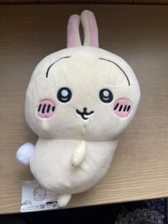ちいかわ うさぎぬいぐるみとくら寿司コラボ缶バッチとマステのサムネイル