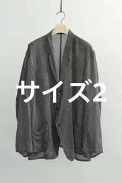 COMOLI ストライプ ジャケット サイズ2 - メルカリ