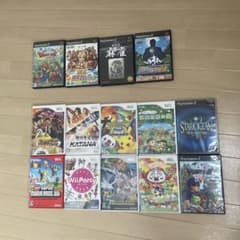 プレステ2ソフト×6Wiiソフト×8 【動作確認していないためジャンク扱い