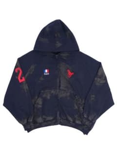 balenciaga polo zip hoodie （size 3） - メルカリ