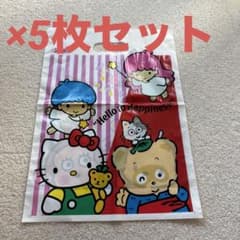 SANRIO キャラクター ショップ袋 5枚セットのサムネイル
