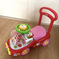 乗用玩具　ハローキティ　手押し車のサムネイル
