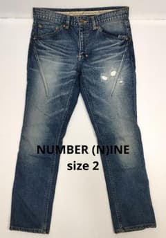 レア✨️】NUMBER (N)INE ナンバーナイン ジッポデニムパンツ 2 - メルカリ