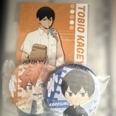 ハイキュー 影山飛雄 日向翔陽 缶バッジ セット - メルカリ