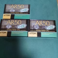 TDK AR50 カセットテープ 3本セットのサムネイル