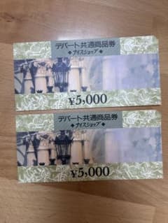 デパート共通商品券 ナイスショップ 5000円券 2枚セットのサムネイル