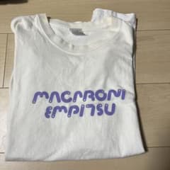 マカロニえんぴつ バンドTシャツ ホワイトのサムネイル