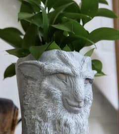 지브리 GBL Mononoke 공주 Shishi 신 Planter Cover