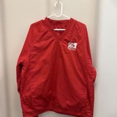 Sport-Tek Vネック ナイロンジャケット レッド Mのサムネイル