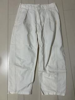 GU ホワイト コットンパンツ 321-341680のサムネイル
