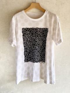 b*s様 草間彌生 ドット柄 プリントTシャツ ホワイトのサムネイル