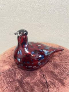 【本日限定値下げ・新品・未使用】【廃盤品】iittala Ruby birdのサムネイル