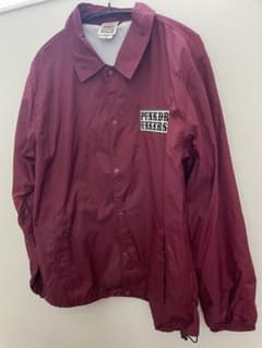 PUNKDRUNKERS ナイロンジャケット マルーン size:M - メルカリ
