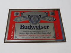 Budweiserバドワイザーパブミラー壁掛鏡アンティークヴィンテージ昭和 