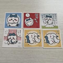ちいかわ シール 6枚セット まとめ売り　ハチワレのサムネイル