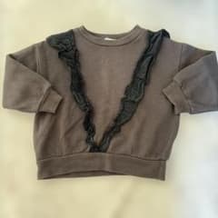 pairmanon フリル トレーナー ブラウン 100cmのサムネイル