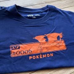 ポケモン Tシャツ リザードン ネイビーのサムネイル