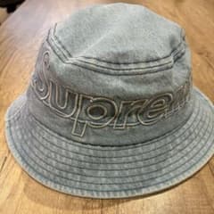 Supreme Outline Crusher デニム M/L ハットのサムネイル