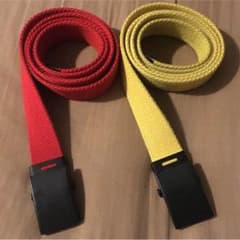 ガチャベルト 2点 セット 赤 黄のサムネイル
