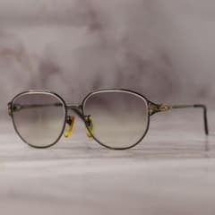 Celine Archive Y2K Antique Oval Logo Glasses