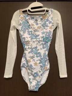 stina花柄長袖レオタードSサイズのサムネイル
