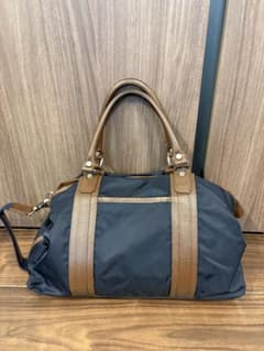 Orobianco 2way ビジネスバッグ ネイビー ブラウンのサムネイル