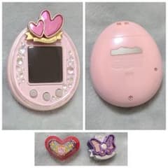 たまごっちピース　たまデコピアス　2点セット たまごっちピース p's 本体 たまデコピアス セット パープル サンリオ