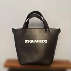 DSQUARED2 ブラック トートバッグ - メルカリ