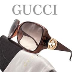 GUCCI sunglasses interlocking case gold - メルカリ