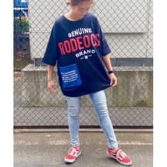 新品未使用!! RODEO CROWNS サイドポケット ビッグTシャツのサムネイル