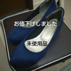 未使用品　スエード パンプスのサムネイル