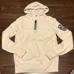 PEARLY GATES フード付きパーカー ホワイトサイズ1新品未使用訳あり 刺繍】白フード付きパーカー×マークのみ | Pay ID