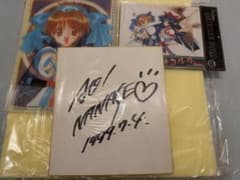 サムライスピリッツ 七瀬葵　直筆サイン色紙とその他グッズ　ナコルル＆リムルル サムライスピリッツ 七瀬葵 直筆サイン色紙とその他グッズ ナコルル