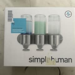 simplehuman シンプルヒューマン　シャンプーディスペンサー新品未使用のサムネイル